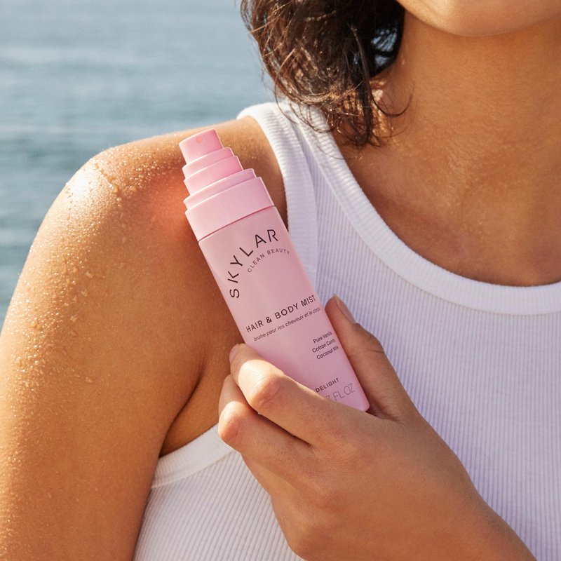 Skylar Vanilla Sky Hair & Body Mist | Hypoallergenic & Clean Fragrance | Vegan, Cruelty Free, and Safe For Sensitive Skin | 80 ML, 2.7 Fl Oz