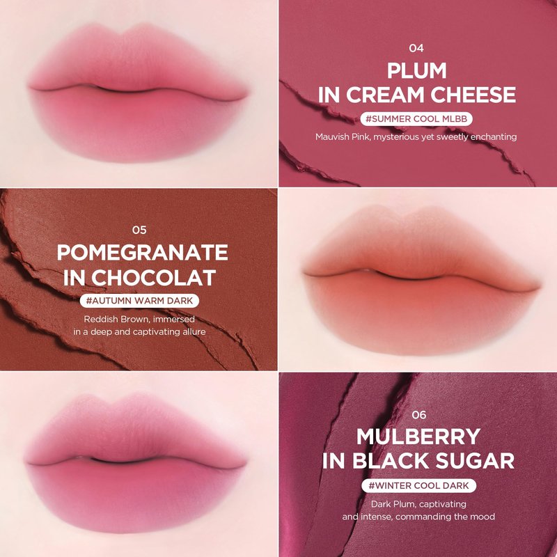 lilybyred Milky Blur Fondue Bar | Korean Multi-Use Lip & Cheek Stick, Soft-Focus Effect, Blur Pot Formula, Velvet Matte Finish, Lightweight, Easy to Blend, 0.06 oz. (03 Figs in Caramel)