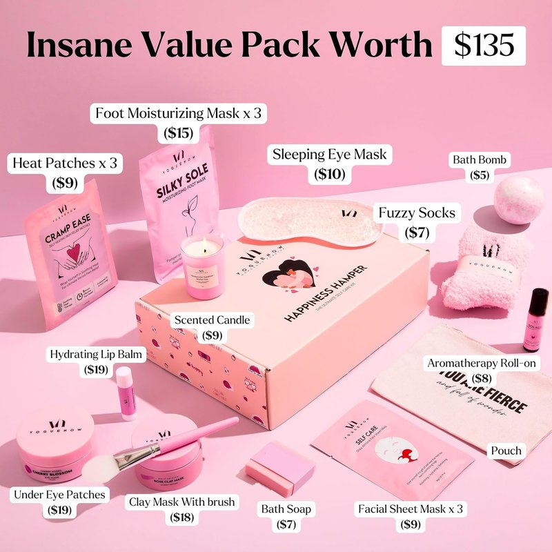 Self Care Spa Kit for Women - Premium Bath & Skin Care Gift Set | Ultimate Pampering Experience - 20-Piece Spa Gift Basket