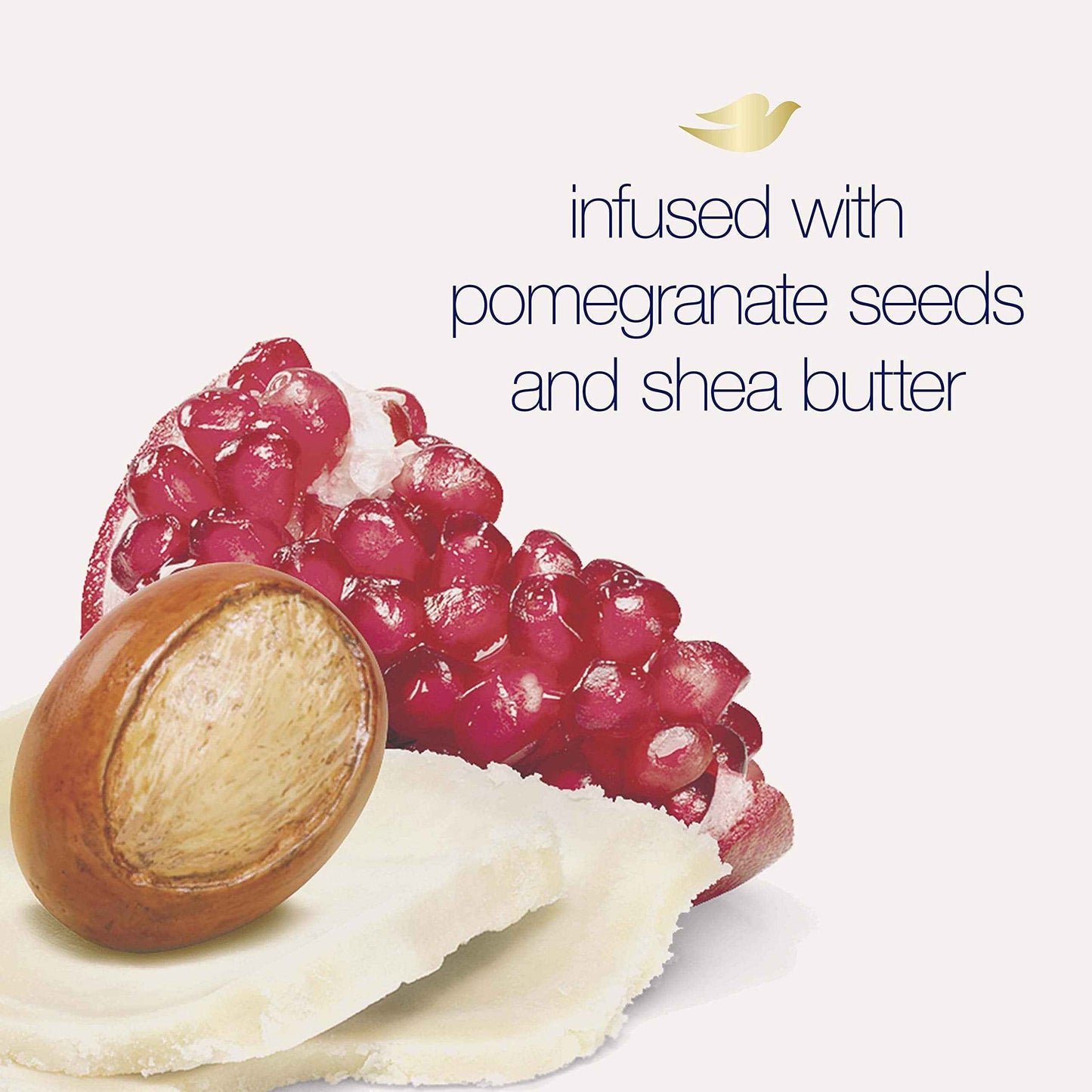 Dove Exfoliating Body Polish Scrub For Silky, Soft Skin Pomegranate & Shea Butter Body Scrub Exfoliates and Provides Lasting Nourishment 10.5 oz