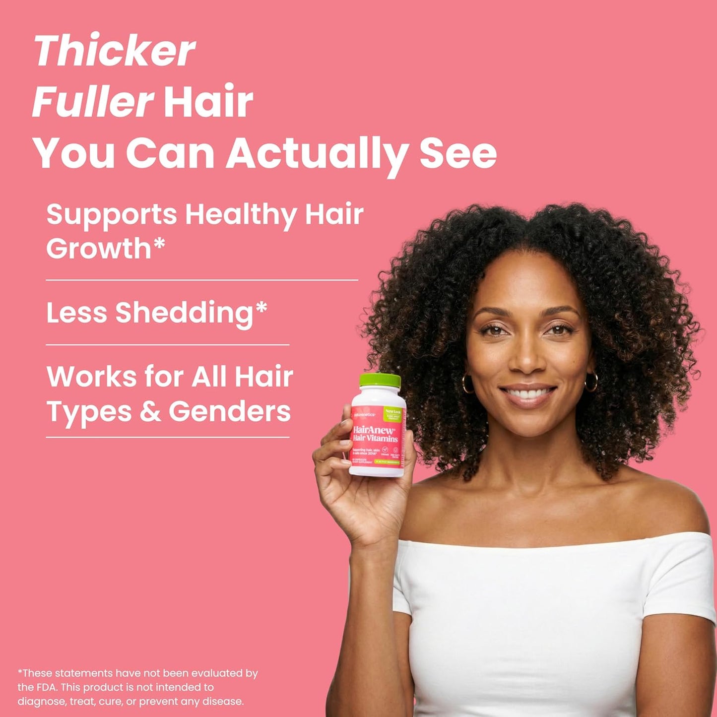 Hair Growth Vitamins - Vegan Formula for Faster Hair Growth | 60 Capsules with 5000mcg Biotin for Thicker, Fuller Hair & Enhanced Skin & Nail Health