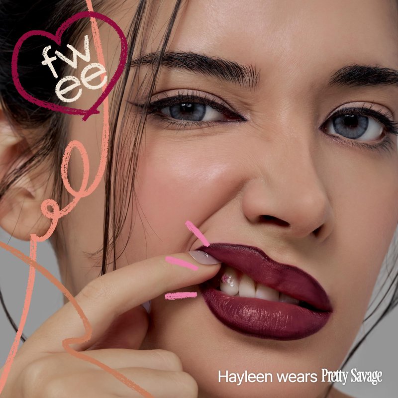fwee Long Lasting Dual Coloring Stick Lip Liner, Lip Service | All-in-one dual stick, Retractable Lip Liner Lipstick Combo, Satin Finish | Powerful fixing, Smudge-proof | 1.2g (02 Lip Service)