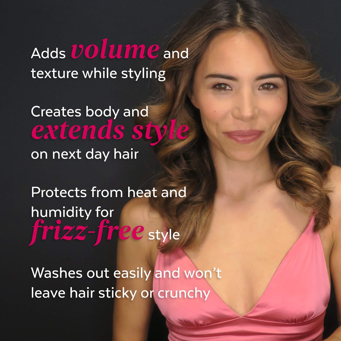 ALOXXI Bombshell Volumizing Grip Styler 3-in-1 Texturizing Hairspray & Dry Shampoo Adds Volume, Texture & Medium Hold Heat Protection up to 450F, 6.5 Oz