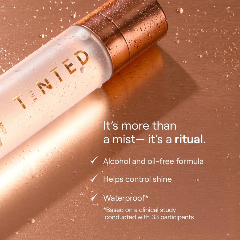 Live Tinted Ritual Mist Prep, Set, and Refresh Makeup Setting Spray - Long-Lasting Finish for Up to 16HR Wear - Lightweight and Waterproof Formula