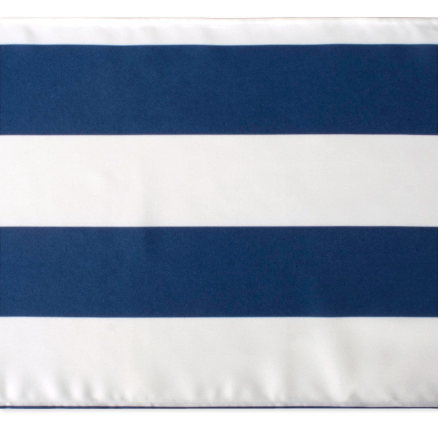 DII Cabana Stripe Outdoor Tabletop Collection, Water Resistant, 14 x 72 (Runner), Nautical Blue