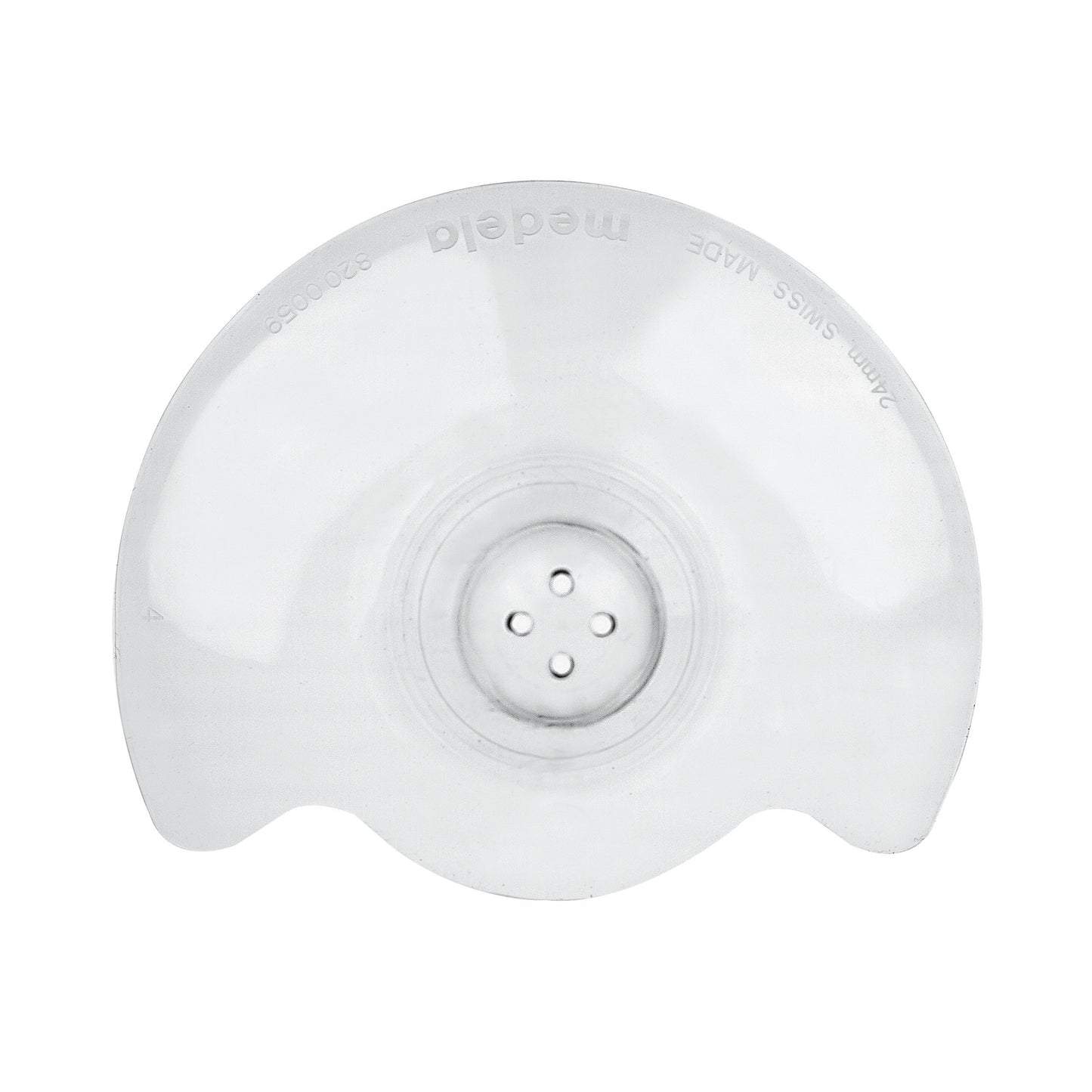 Medela Contact Nipple Shield for Breastfeeding, Large 24mm Nippleshield, For Latch Difficulties or Flat or Inverted Nipples, Made Without BPA