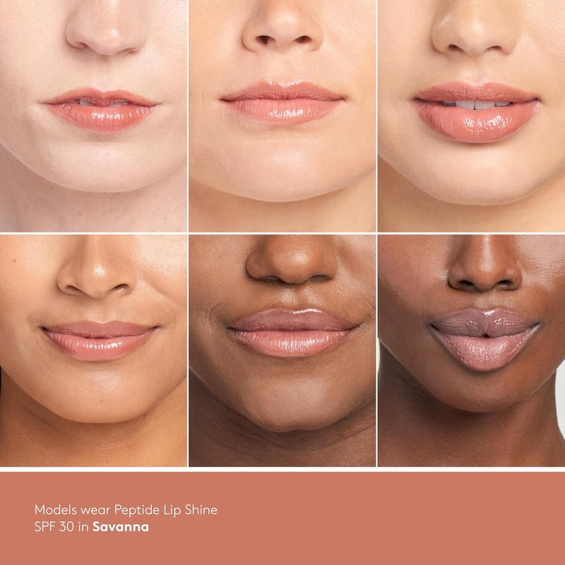 Colorescience Peptide Lip Shine SPF 30 - Hydrating Lip Plumper with Mineral Actives | Buildable Color