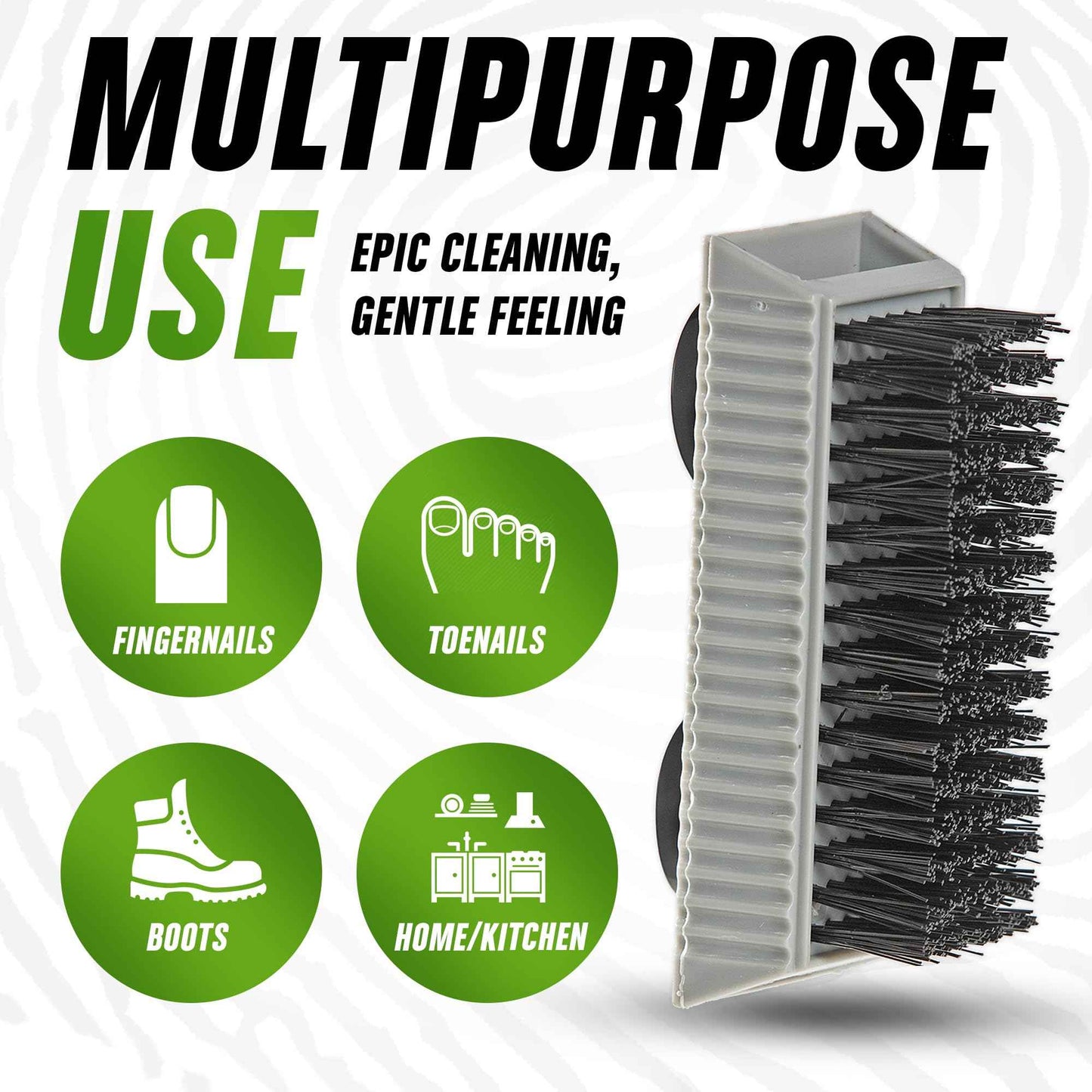 Grip Clean Heavy-Duty Hand Cleaner for Mechanics with Nail Brush - Moisturizing Coconut Oil Hand Cleaner Liquid Hand Soap with Stiff Bristle Nail Brush, Lime Scent – 8 Fl Oz Squeeze Bottle + Brush