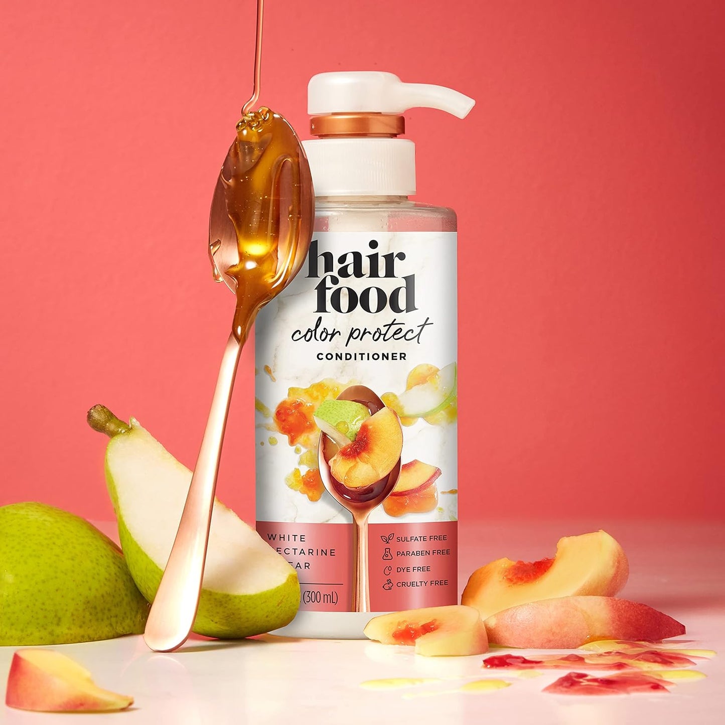 Hair Food Color Protect Conditioner - White Nectarine & Pear, 10.1 fl oz | For Color Treated Hair