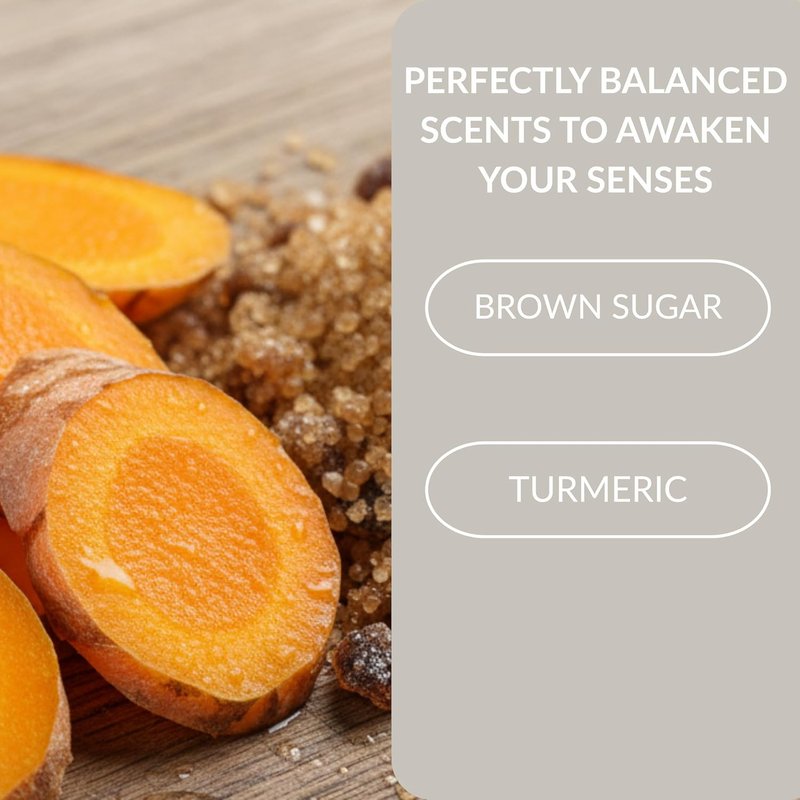 Turmeric & Collagen Body Wash - Brightening Exfoliating Shower Gel with Brown Sugar & Vitamin E | 33 fl oz