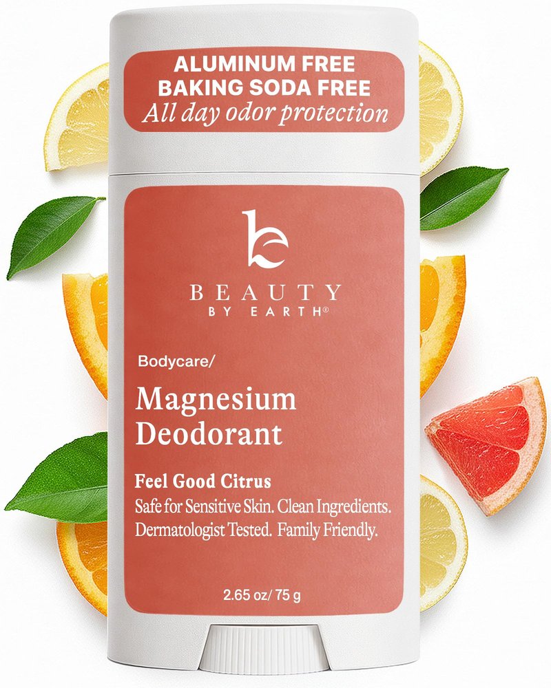 Aluminum Free Deodorant for Men & Women - USA Made with Natural & 55% Organic Ingredients, Fresh Long-Lasting Odor Protection, Baking Soda Free, Non-Irritating Magnesium Deodorant, Sensitive Skin Safe