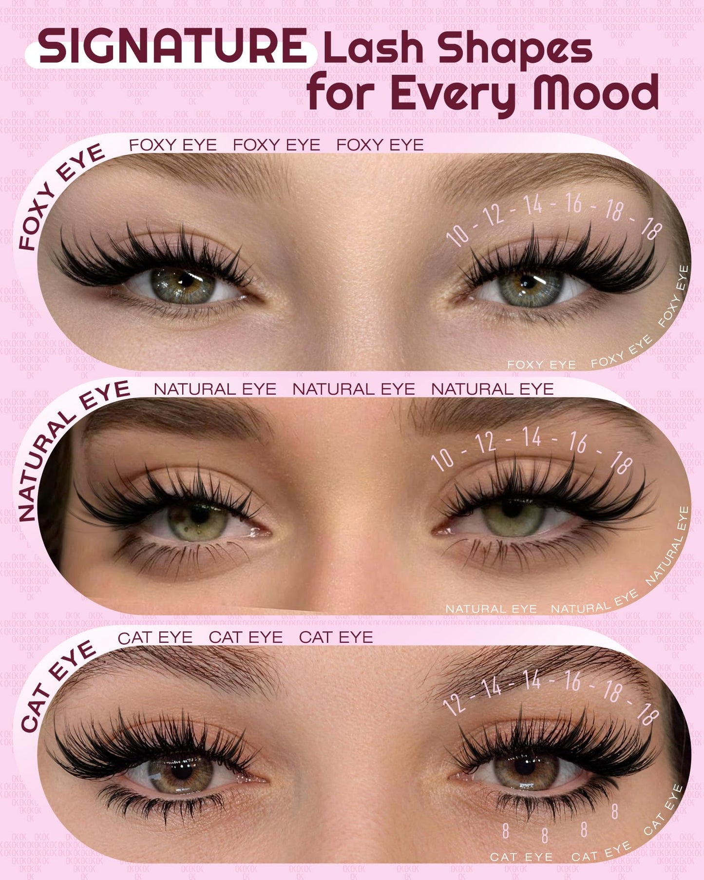 OKAYLOVE Manga Lash Clusters, LIRA 8mm Natural Anime Eyelash Clusters with Spikes, 80pcs CC Curl Fairy Individual Lashes Clear Band Wispy Cluster Eyelashes Extensions for Party, Cosplay