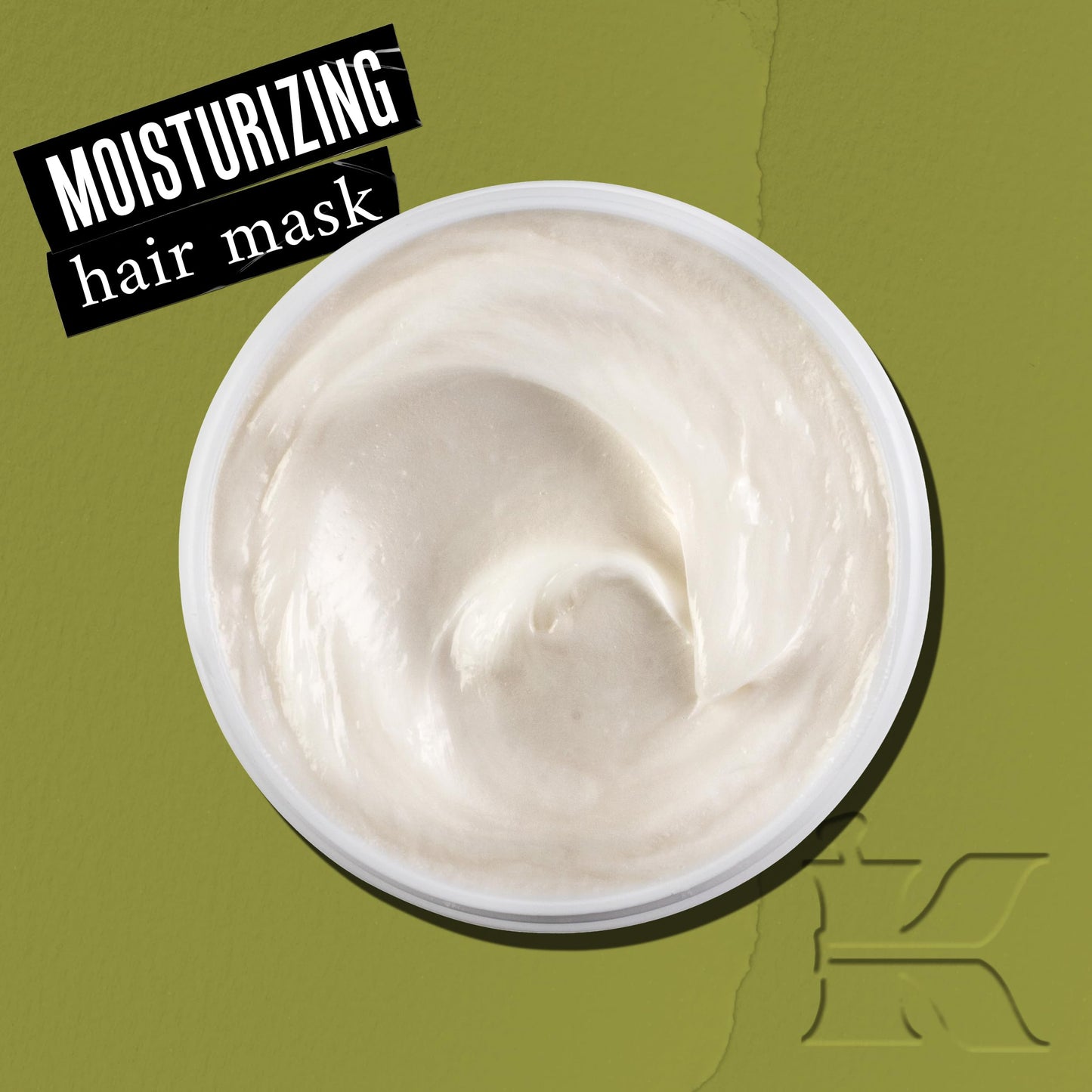 Kiehl's Olive Fruit Oil Deeply Reparative Hair Mask, Moisturizing Hair Treatment for Dry & Damaged Hair, Restores Shine, with Avocado Oil & Lemon Oil - 8.4 fl oz