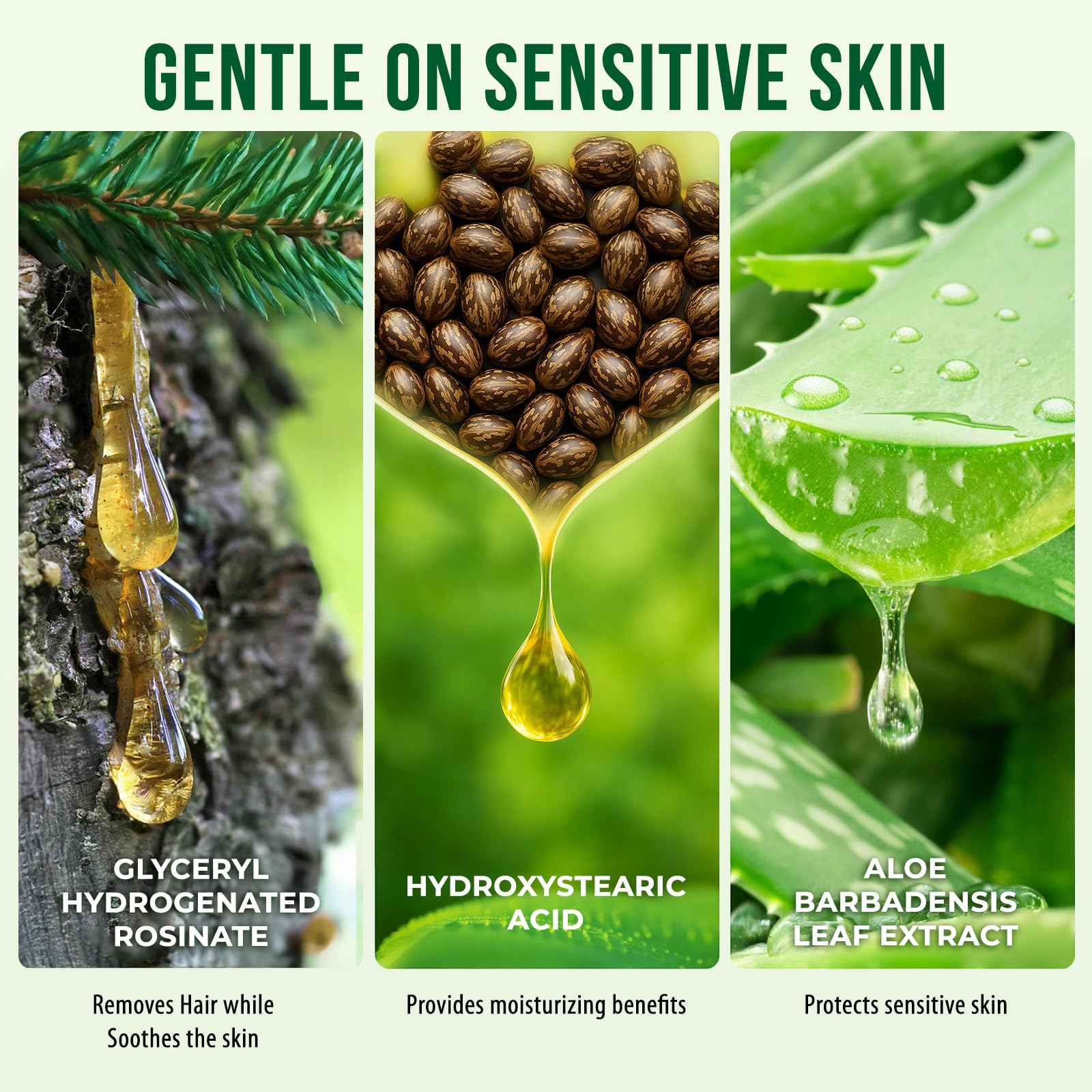 Wax Strips for Hair Removal Kit: 60 Pieces 40 Body & 20 Facial Waxing Strips for Face, Eyebrow, Arms, Legs, Underarm, and Bikini