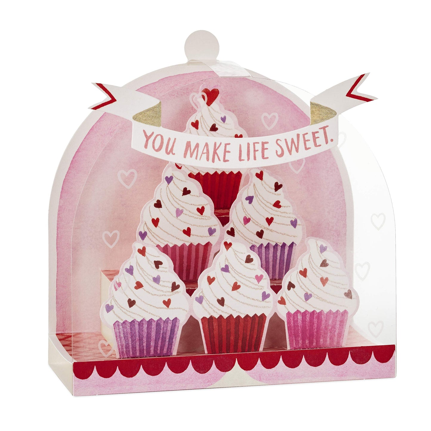 Hallmark Paper Wonder Valentines Day Pop Up Card (Cupcakes Valentine)