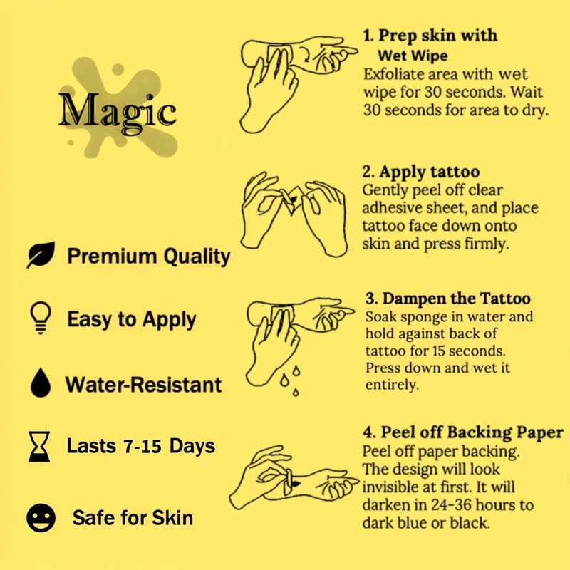 Boldink Semi-permanent Tattoos,Realistic Fake Tattoos,Last 7-15 Days,Waterproof Non-reflective Temporary Tattoo Stickers,Cruelty-free,Uniquely Designed Exquisite Packaging(Dinosaurs)