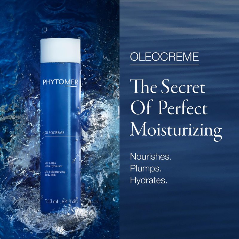 PHYTOMER Oleocreme Ultra-Moisturizing Body Milk | Soothing Body Milk Lotion for more Nourished, Visibly Plumped Skin | Instant Hydration | Visibly Plumped Skin | 250 ml