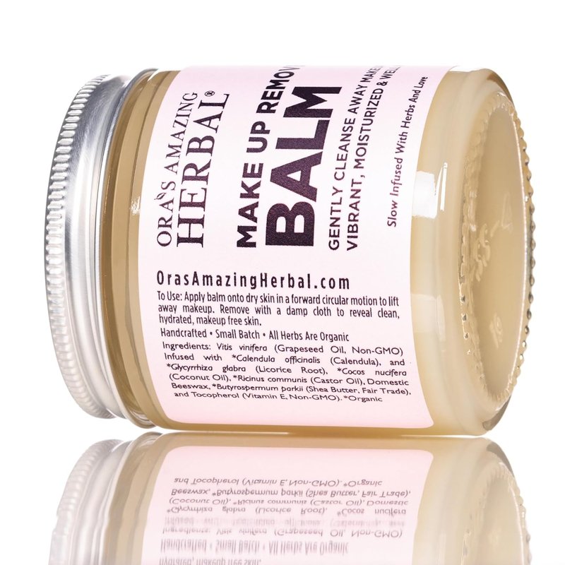 Ora's Amazing Herbal Makeup Remover Balm - Travel Size Cleansing Cream | Waterproof Makeup Removal, 1 oz