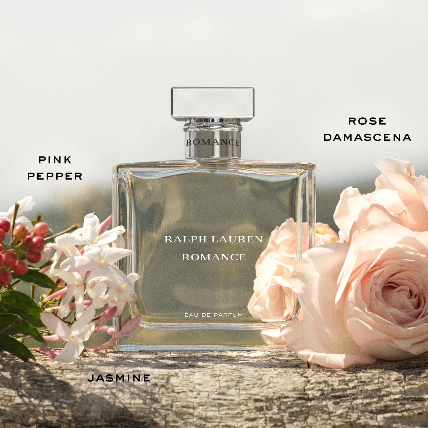 RALPH LAUREN FRAGRANCES Romance - Eau de Parfum - Women's Perfume - Floral & Woody - With Rose, Jasmine, and Berries - Medium Intensity - 0.34 Fl Oz