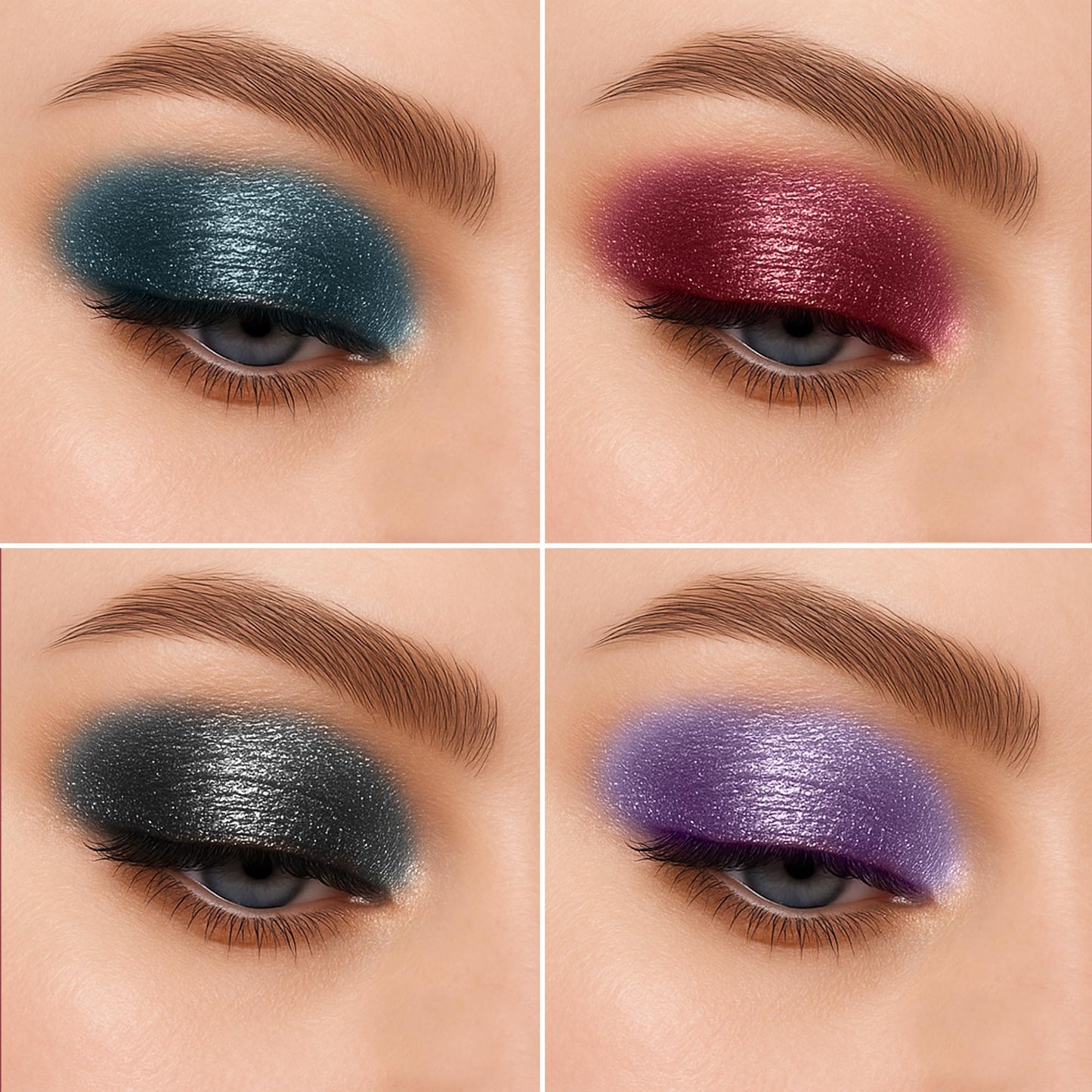 Profusion Cosmetics 9 Colors Pressed Glitter Eyeshadow Palette, Highly Pigmented Multicolor Eye Makeup with Long-Lasting Shimmer Finish for Flawless, Eye-Catching Looks, Rose
