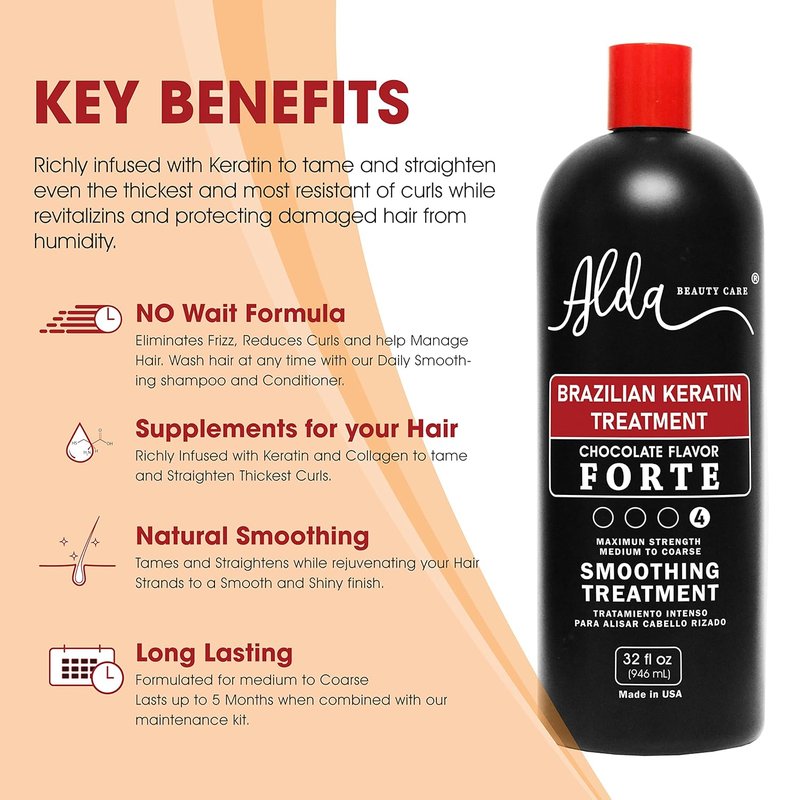 Brazilian Keratin Treatment - Permanent Hair Straightening & Smoothing | Chocolate Formula