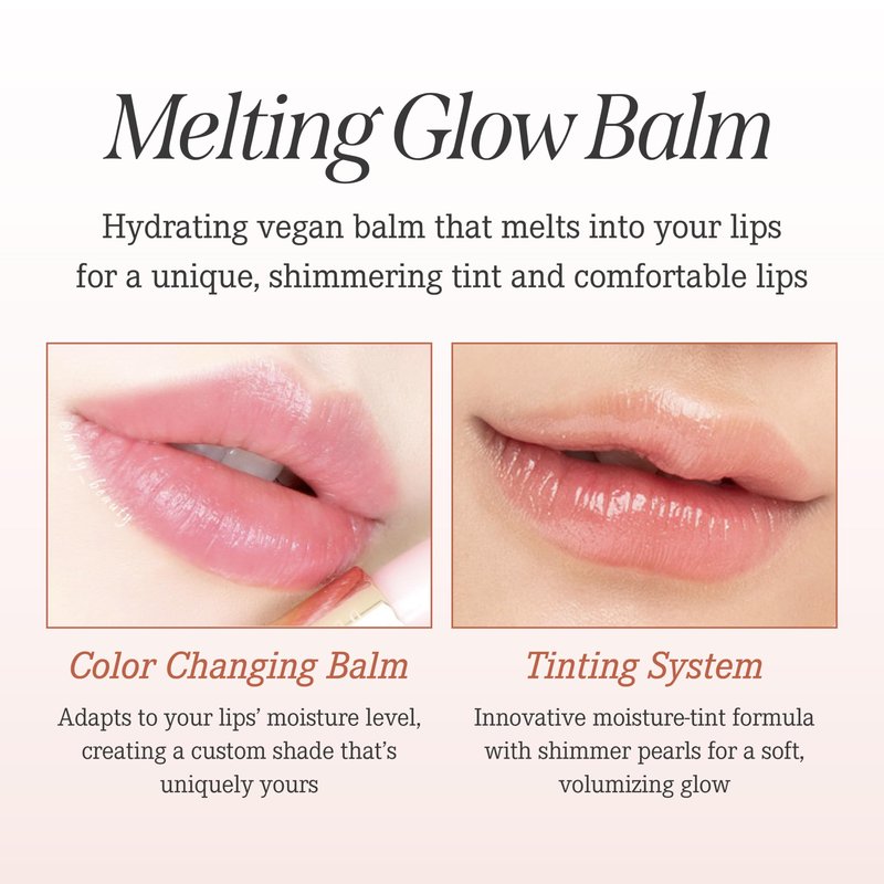 DEAR DAHLIA Lipstick Paradise Tinted Blooming Lip Balm (Fantasy) - Vegan Lip Moisturizer with Shimmering Pearl Finish, Nourishes and Soothes Lips. Korean Lip Care 0.11 oz