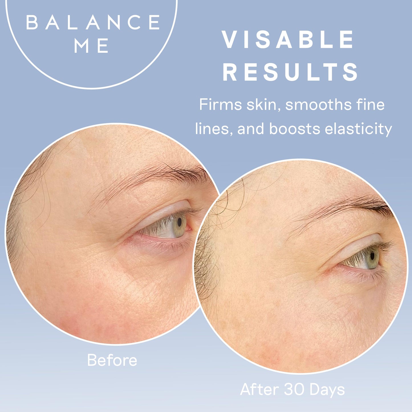 Balance Me Collagen Boost Moisturiser, Smooth and Rejuvenate Face & Neck, Anti-Ageing Cream  For All Skin Types, Peptides & Hyaluronic Acid, 99.9% Natural, Vegan/Cruelty Free, Made In UK, 1.7 Fl Oz