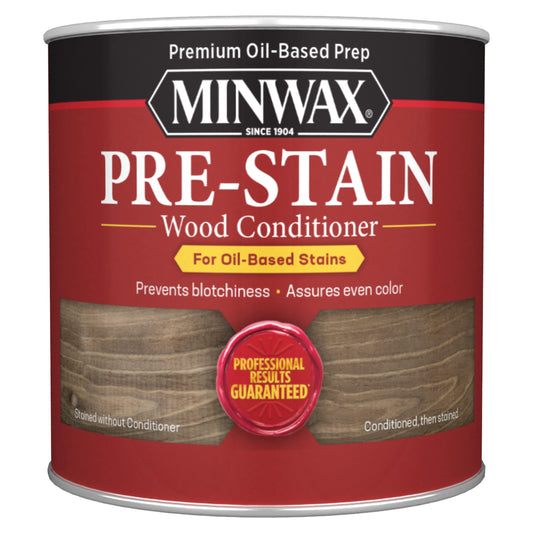 1/2 pt Minwax 13407 Clear Pre-Stain Wood Conditioner, 1/2 Pint