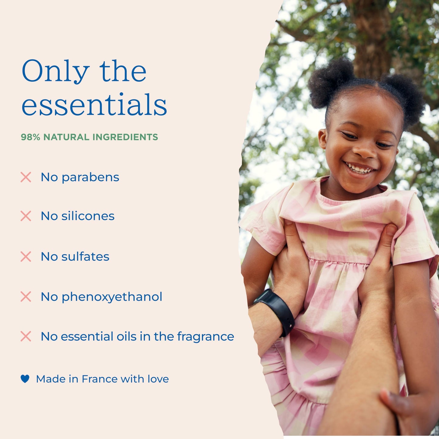 MINOIS PARIS Detangling Mist 10.14 fl | Leave-in No-Rinse Hair Spray for Kids & Adults | 98% Natural Ingredients, Made in France, Orange Blossom & Aloe Vera