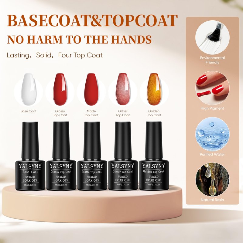 YALSYNY NAIL POLISH KIT with U V Lamp and Drill Starter Kit 36 Colors Gel Nail Polish Nail Art Gel Manicure Kit