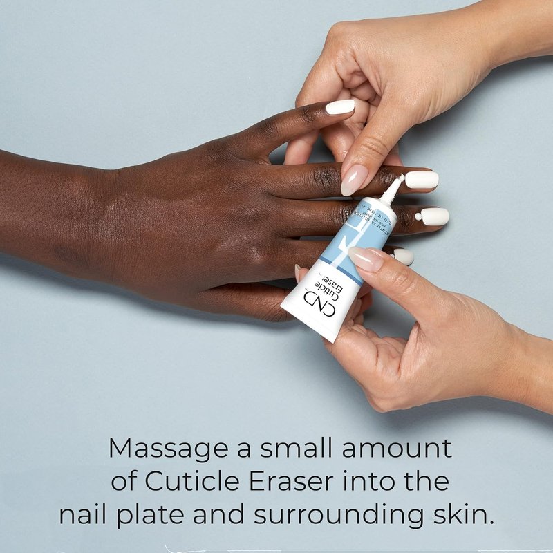 CND Cuticle Care Set - SolarOil & Cuticle Eraser | Natural Blend Oils, Moisturizes & Exfoliates, 0.5 fl oz