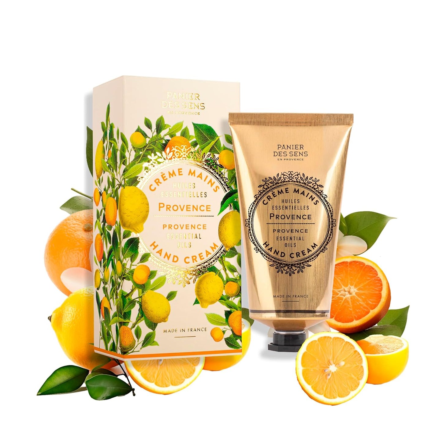 Provence Citrus Hand Cream - Moisturizing Lotion for Dry Skin | 97% Natural Ingredients, 2.5 Fl Oz