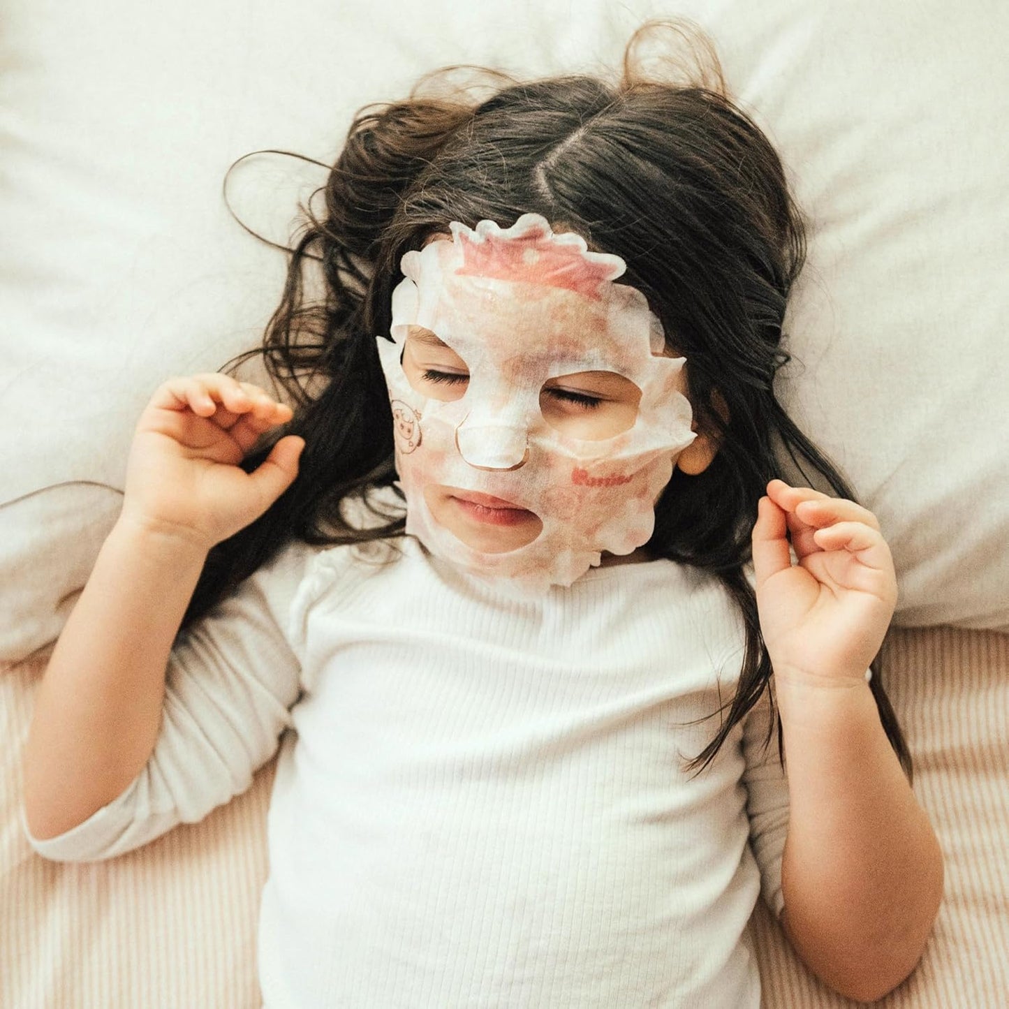 Real Fruit Facial Mask Sheet for Kids - 100% Cotton Aloe Hydrating Masks | Pack of 14