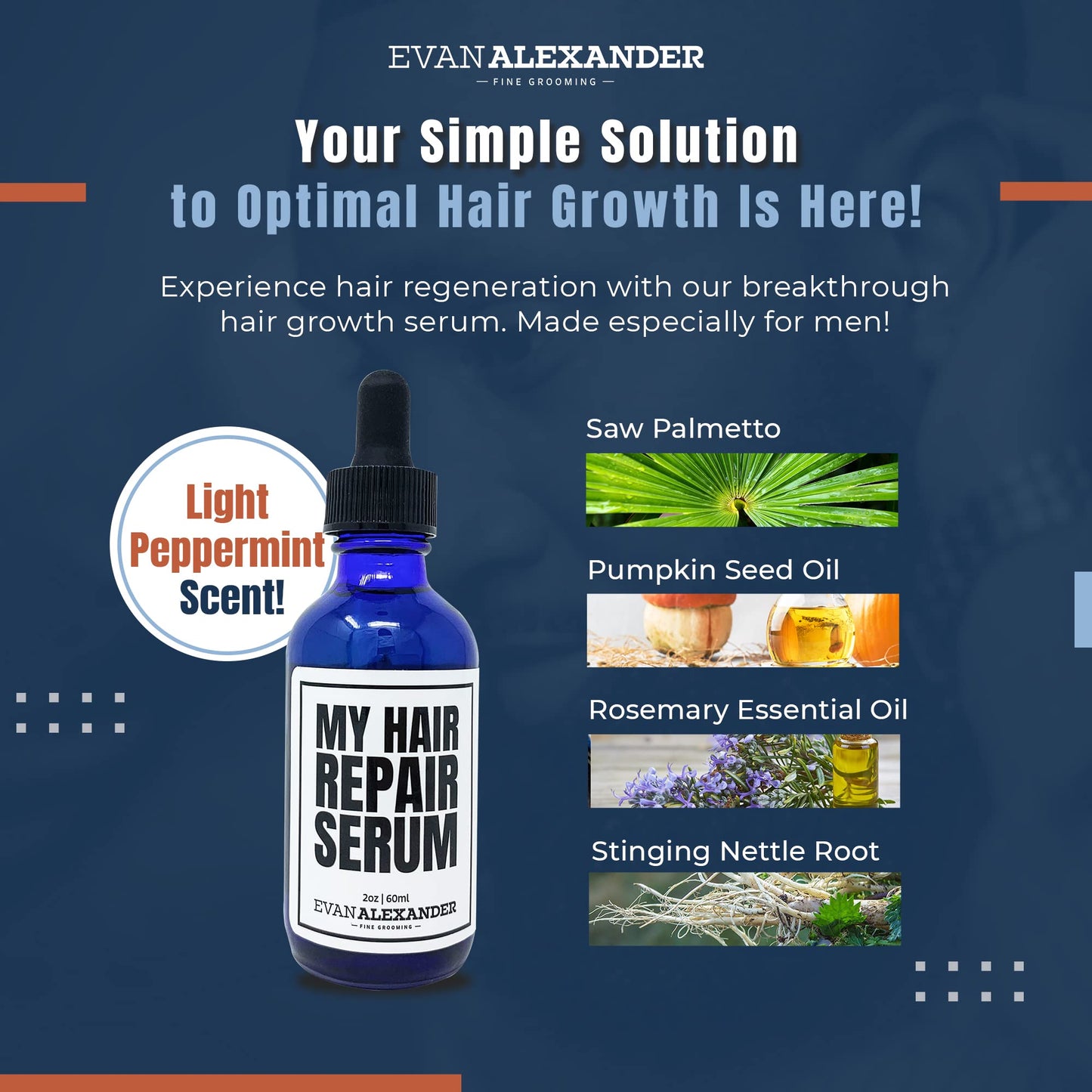 Evan Alexander Fine Grooming MY Hair Repair Serum (2oz)