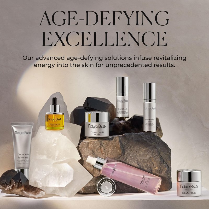 Natura Bissé Diamond Instant Glow, Anti-Aging Ampoule Trio, Lifts, Firms, & Illuminates, For All Skin Types, 3 ampoules x 1 treatment