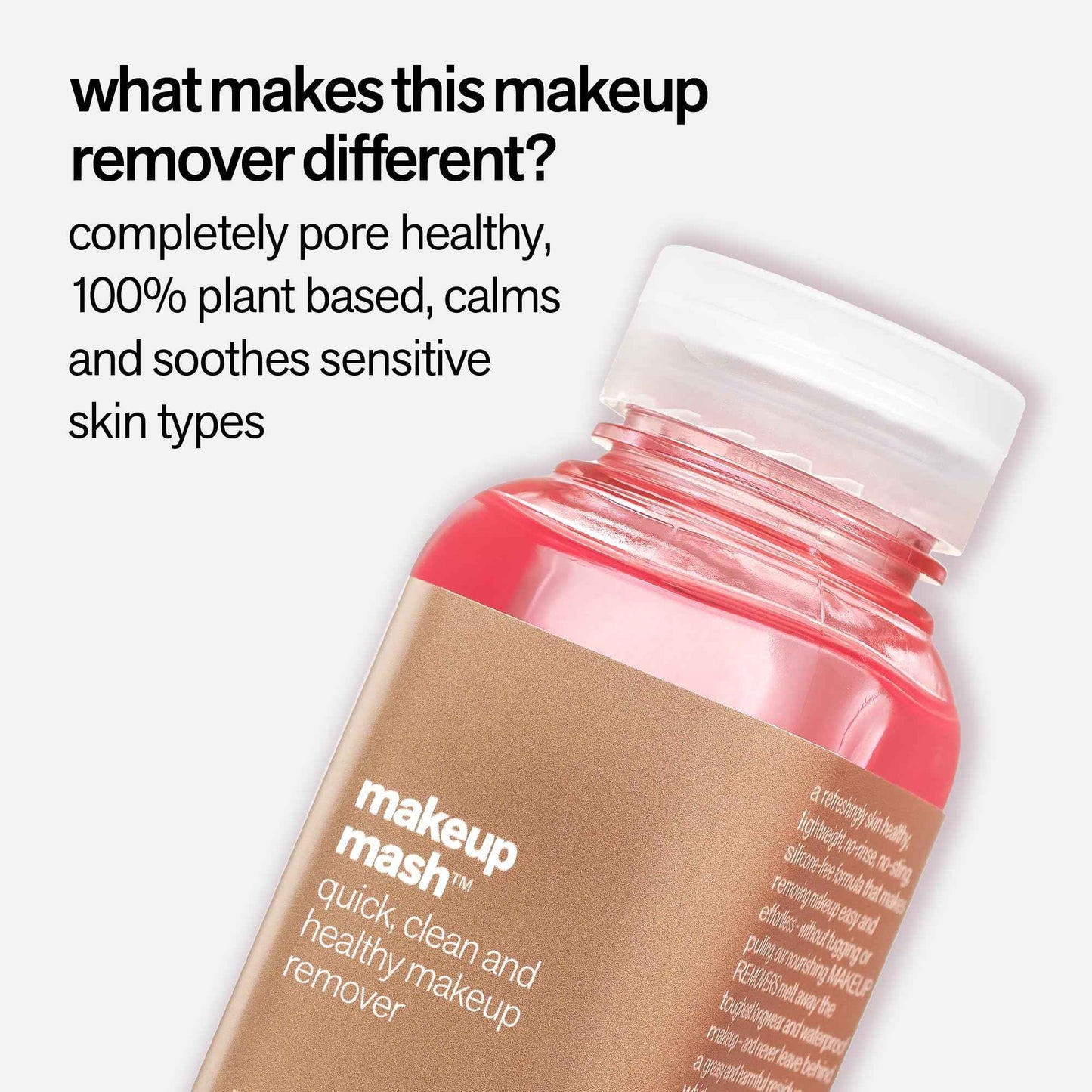 PLANT BEAUTY DISTILLERY Facewater Makeup Mash Quick Clean and Healthy Makeup Remover