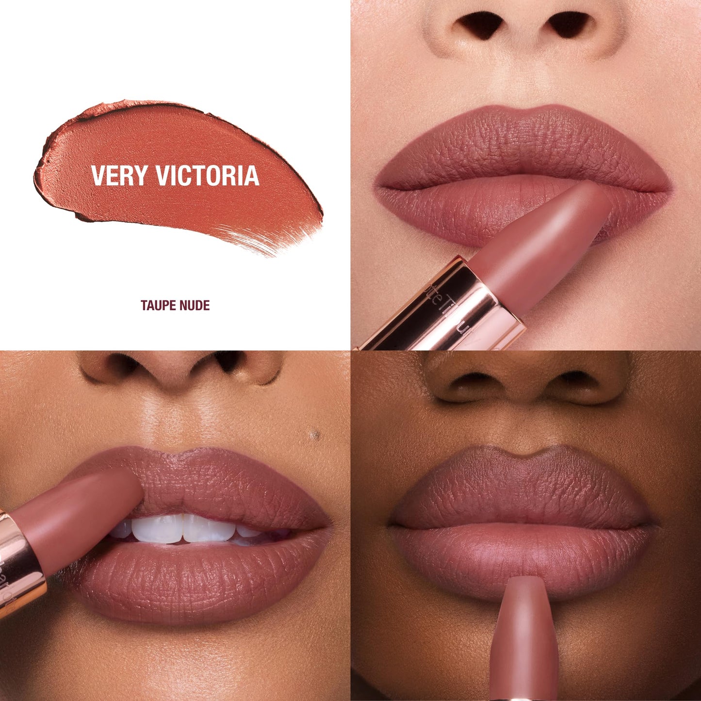 Charlotte Tilbury Matte Revolution Lipstick - Long Lasting, Matte Lipstick, Giftable Beauty Essential with Buildable Color & Lip-Loving Ingredients - Creamy, Easy to Blend Formula - Very Victoria