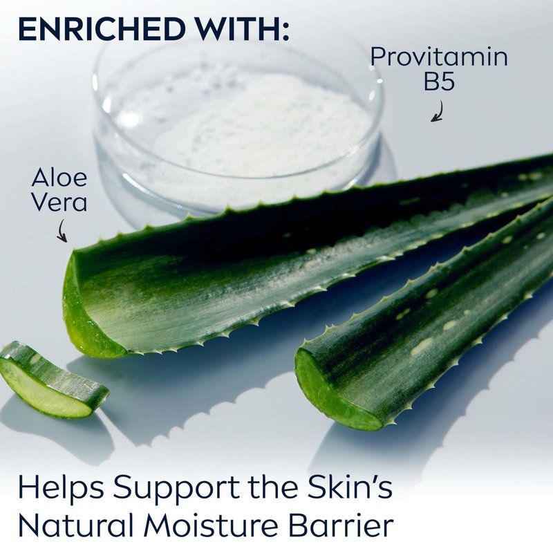 NIVEA MEN Maximum Hydration Face Wash, Face Wash with Provitamin B5 and Aloe Vera, Refreshes and Cleanses without Drying, 5 Fl Oz Tube