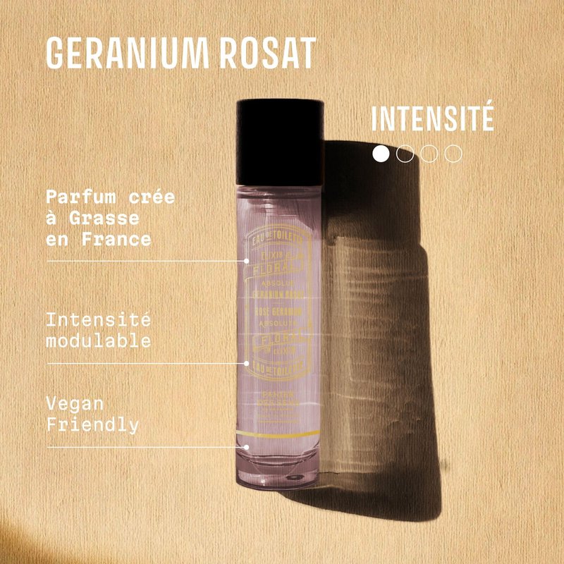 Panier des Sens Rose Geranium Eau de Toilette for Women, 1.7 fl oz