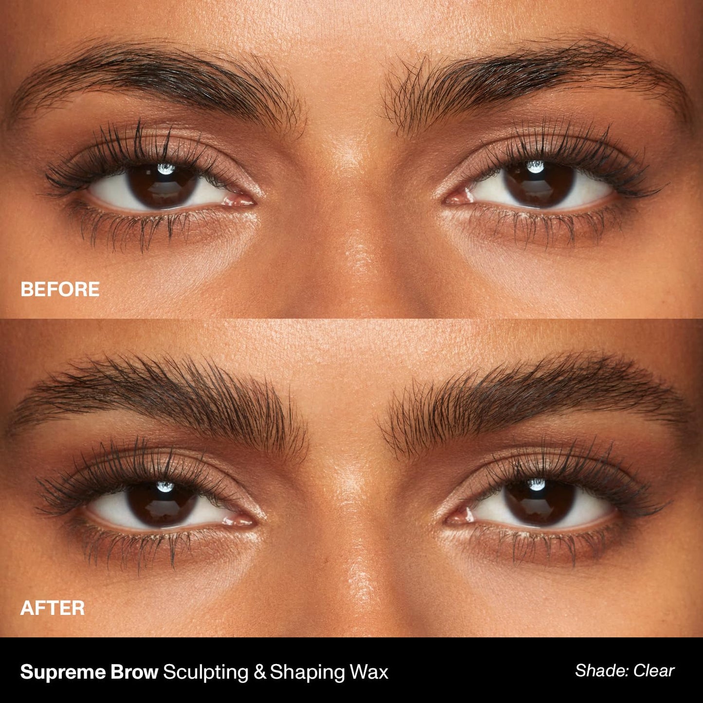 Morphe Supreme Brow Wax - Sculpting & Shaping Eyebrow Wax with a Long-Lasting, Water-Resistant Formula -Designed to Create a Fluffed or Laminated Look - Clear (0.21 oz)
