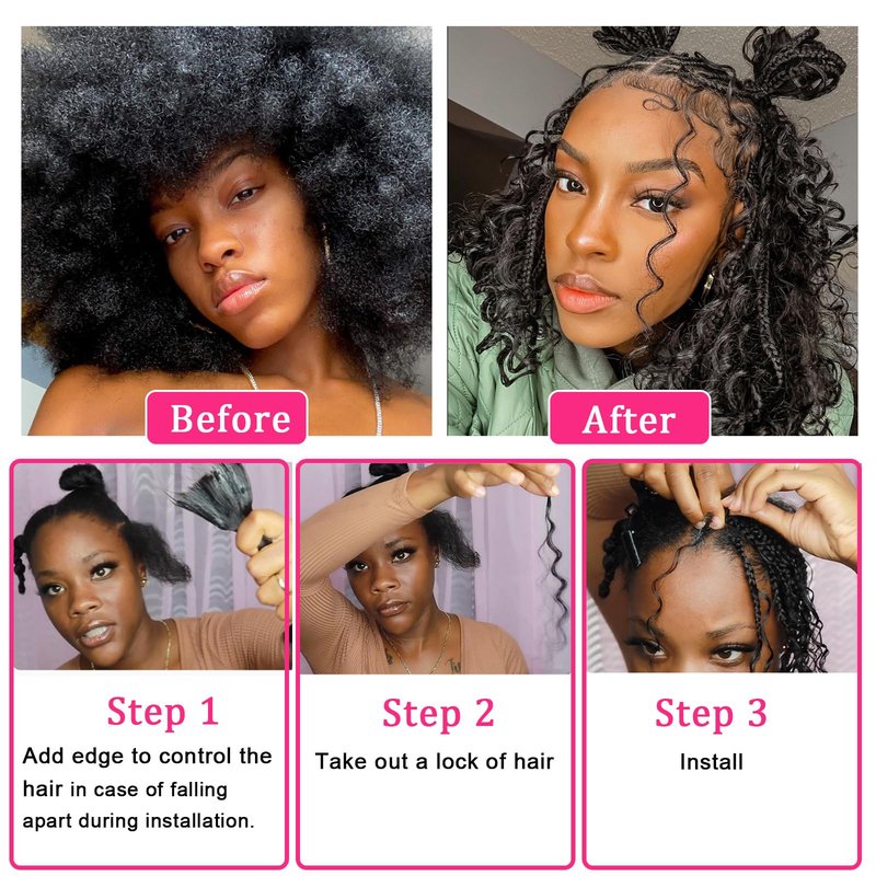 Human Braiding Hair for Boho Braids Burgundy Deep Wave Bulk Human Hair for Braiding 18 Inch 2 Bundles 100G #99J Wet and Wavy Curly Human Hair Red Braiding Hair Extensions No Weft Bundles for Braiding