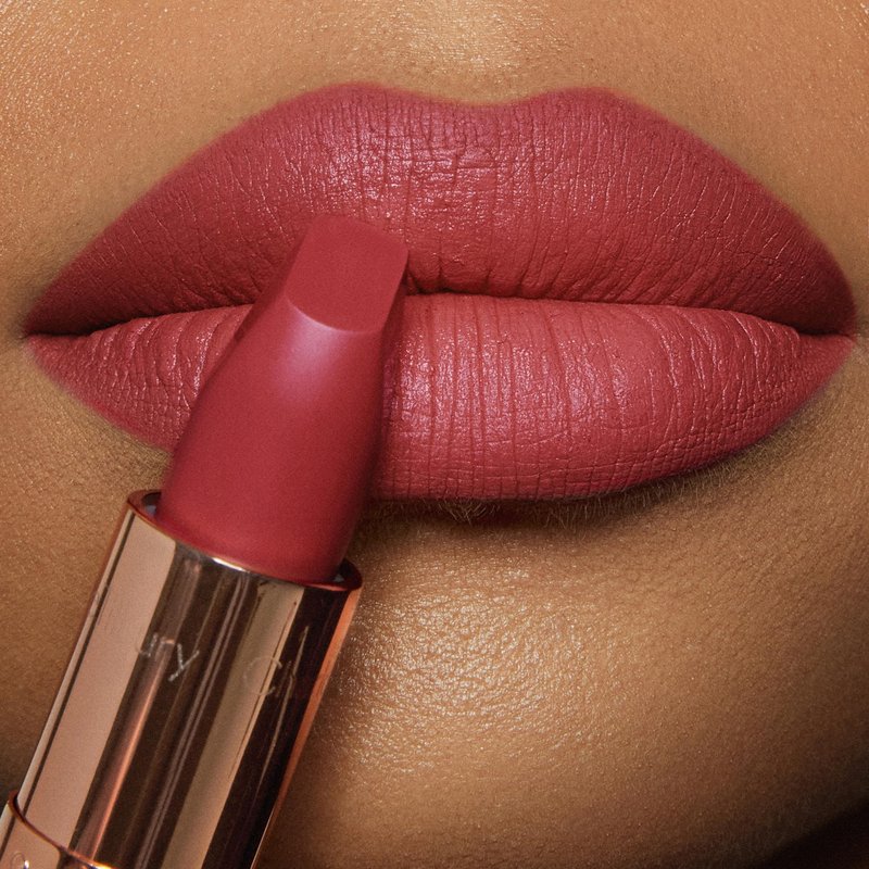 Charlotte Tilbury Matte Revolution Lipstick - Long Lasting, Matte Lipstick with Buildable Color & Lip-Loving Ingredients - Creamy, Easy to Blend Formula - Lost Cherry