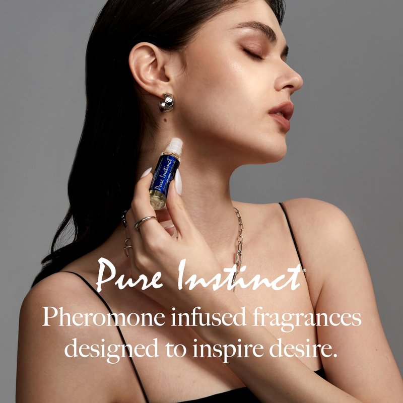 Pure Instinct Roll-On (3-Pack) - The Original Pheromone Infused Essential Oil Perfume Cologne - Unisex for Men and Women - TSA Ready
