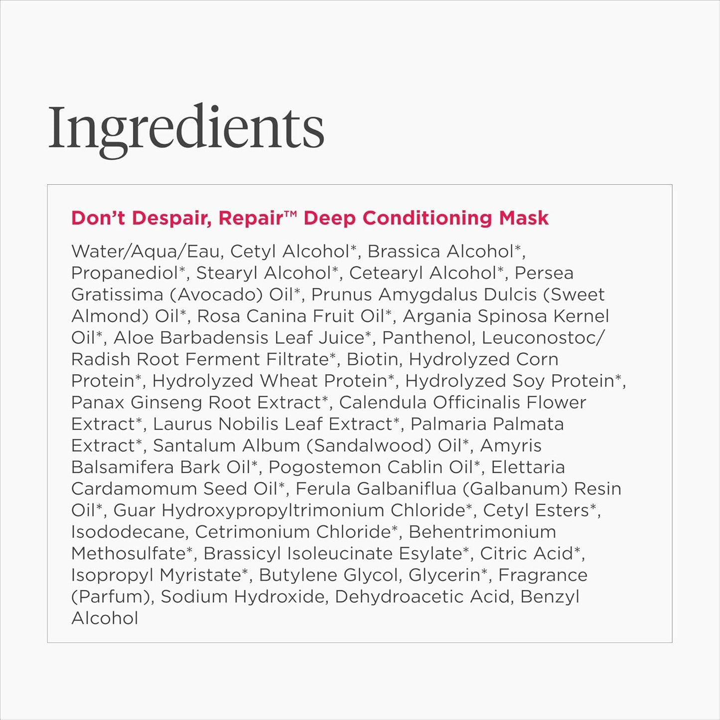 Briogeo Don't Despair, Repair! Deep Conditioning Mask - Protein & Moisture Balance for Dry, Damaged Hair | Vegan & Cruelty-Free