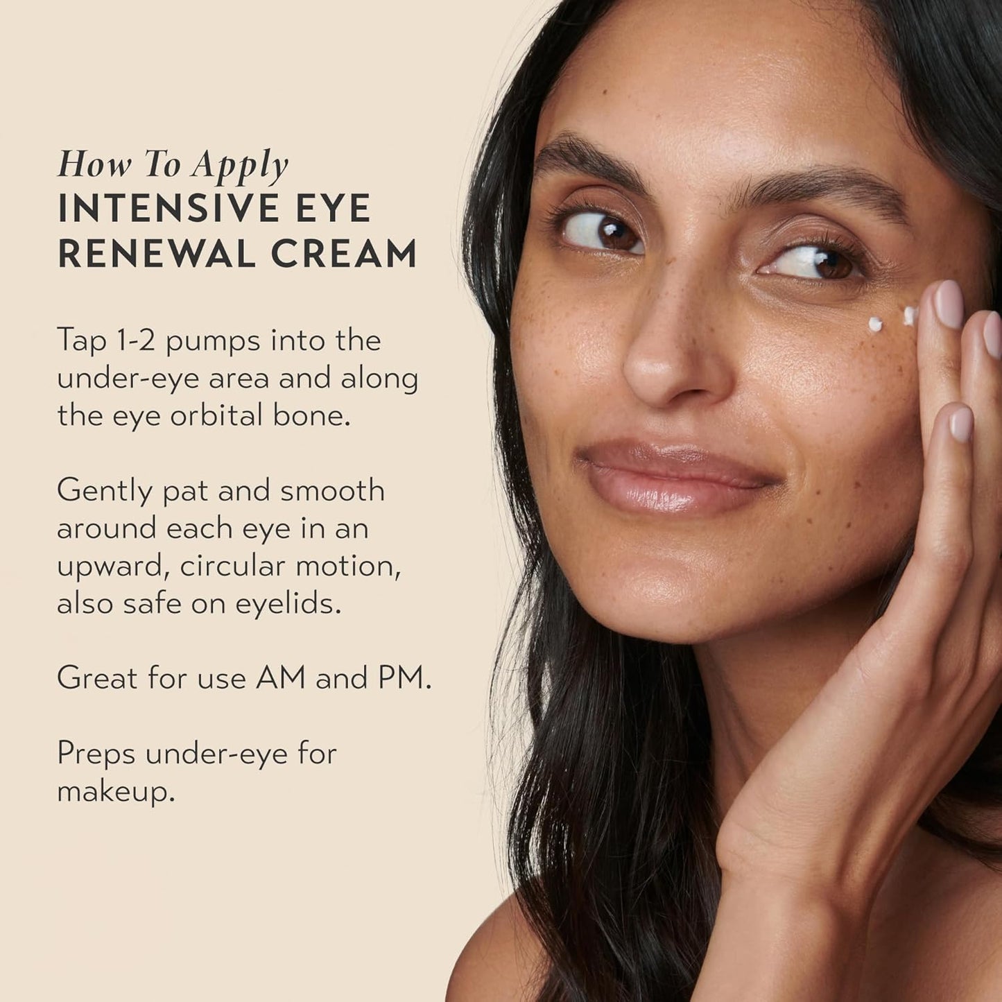 Intensive Eye Renewal Cream - Hydrating Under Eye Treatment for Dark Circles & Fine Lines | Niacinamide & Shea Butter, 0.50 fl oz