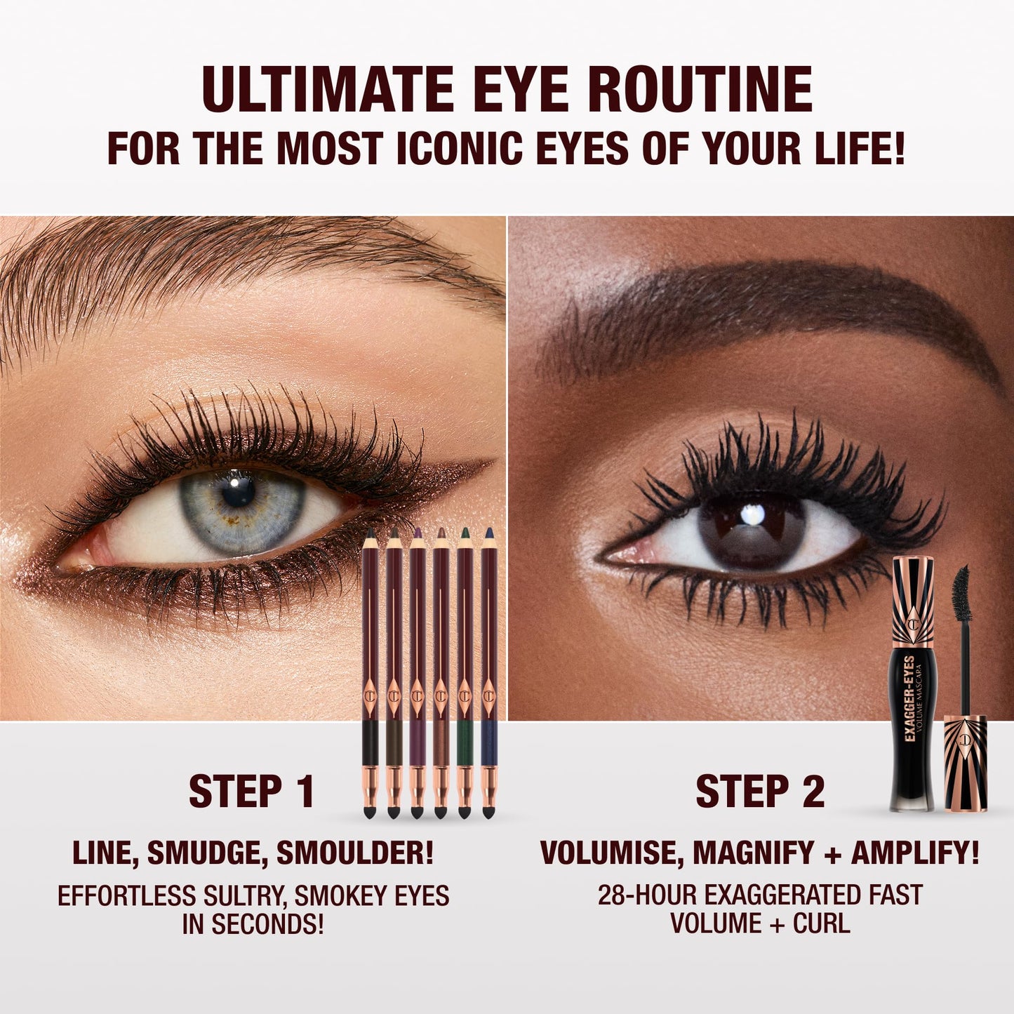 Charlotte Tilbury Rock 'N' Kohl Eyeliner Pencil - Waterproof Eyeliner with a Precision Smudger Tip - Infused with an Enhanced Kajal Formula for Sultry, Smokey Eyes - Hypnotic Peacock