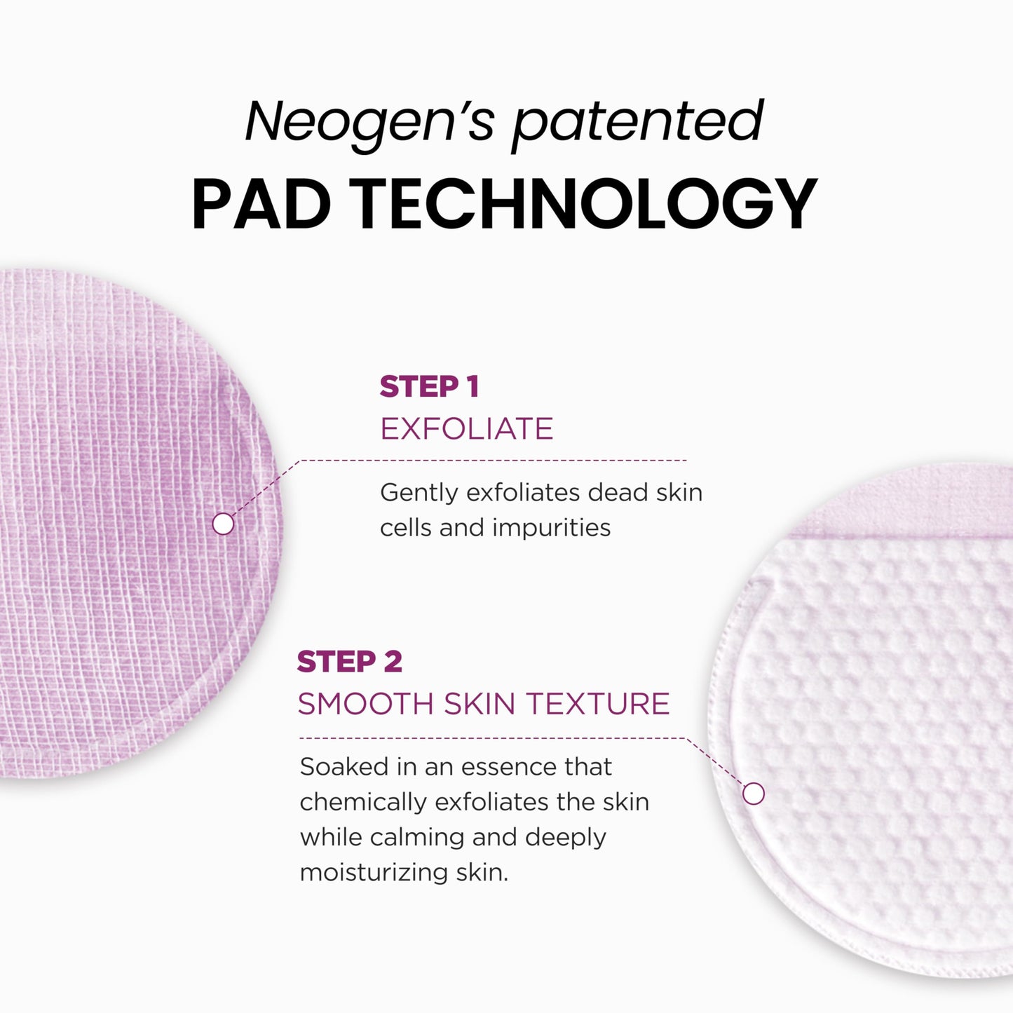 DERMALOGY by NEOGENLAB Bio-Peel Gauze Peeling Wine - 2-in-1 Physical + PHA Exfoliating Pads with Red Wine & Resveratrol for Firmer, Smoother, Glowing Skin, Korean Skin Care 30 Count