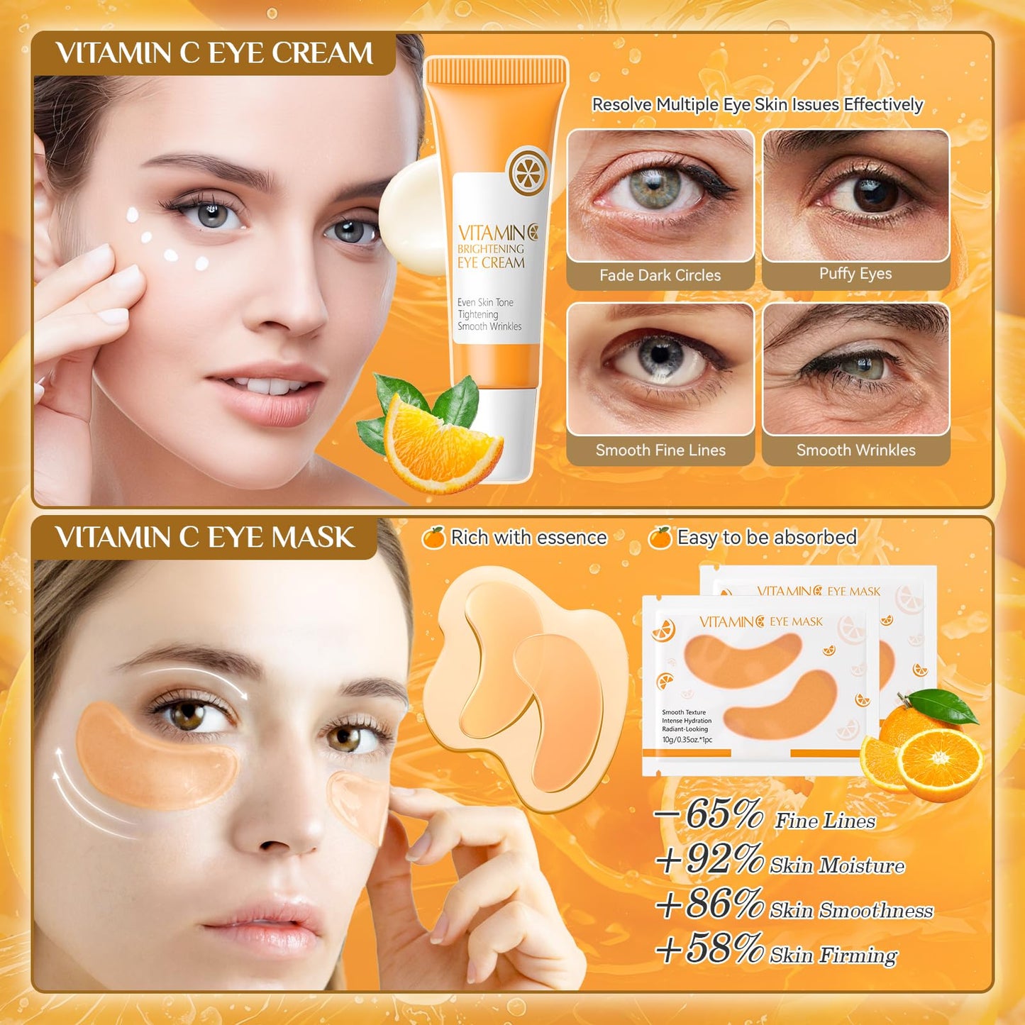 28 Pcs Vitamin C Skin Care Set, Skincare for Girls 10-12, Complete Skincare Routine for Deep Clean, Soft and Hydrated Skin, Ideal Gift for Teen Girls