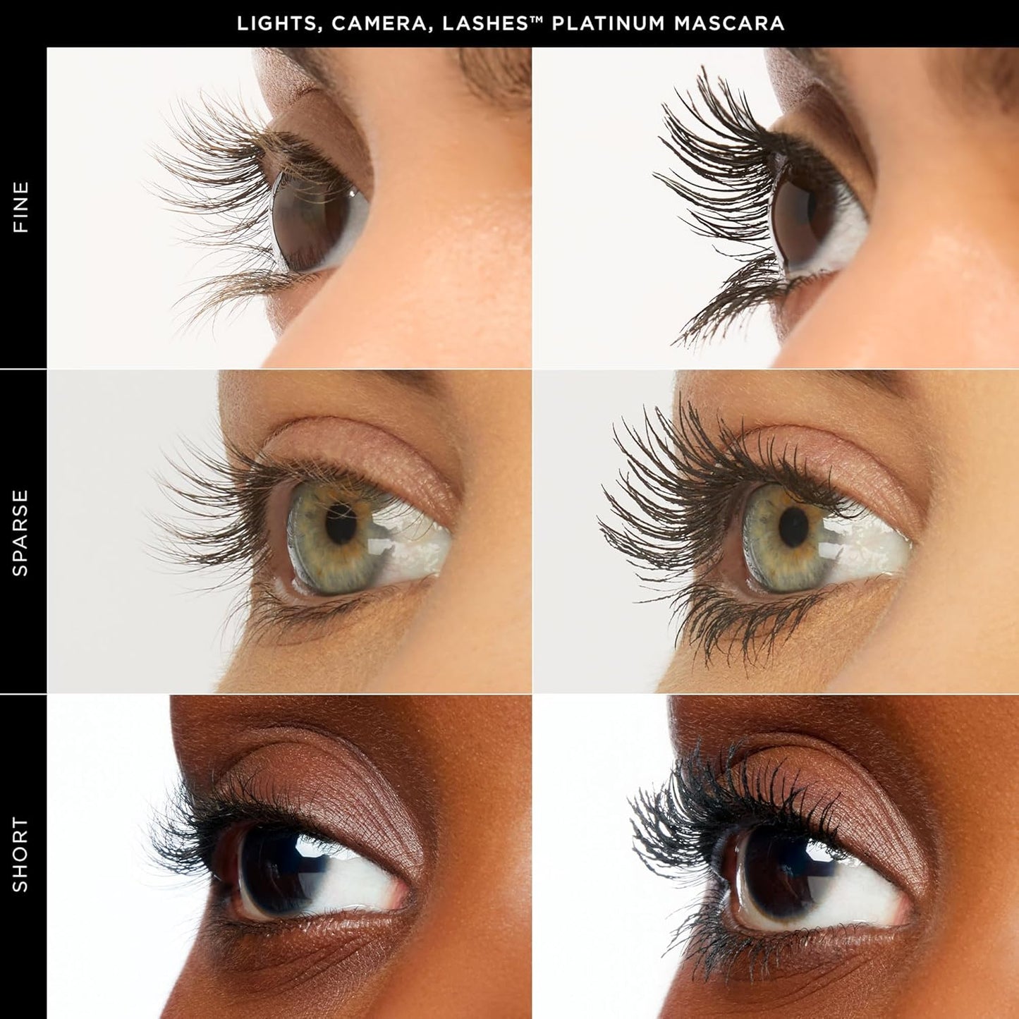 Tarte Lights, Camera, Lashes Platinum Volumizing Mascara - Black Tinted Peptide Lash Serum for Volume & Length, Vegan & Cruelty-Free