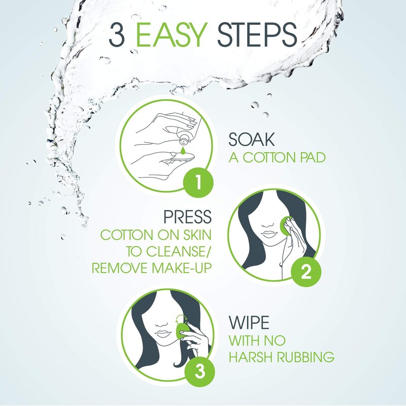 Bioderma Sébium H2O Micellar Water, Duo Pack Cleansing and Makeup Removing Gentle Face Cleanser for Combination to Oily Skin, 33.4 Fl Oz